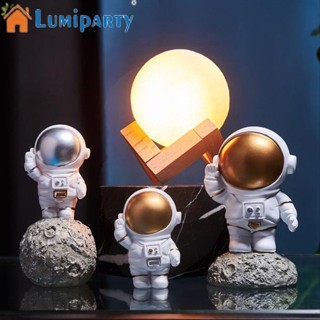 Lumiparty โมเดลนักบินอวกาศ งานฝีมือ สําหรับตกแต่งบ้าน โต๊ะ ห้องนั่งเล่น ชั้นวางหนังสือ รถยนต์