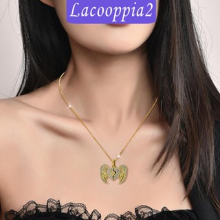 [Lacooppia2] สร้อยคอ จี้รูปหัวใจ ประดับพลอยเทียม ของขวัญวันครบรอบ สําหรับลูกสาว