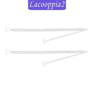 [Lacooppia2] สายรัดบราชั้นใน กันลื่น ถอดออกได้ เครื่องประดับ สําหรับเจ้าสาว งานแต่งงาน ปาร์ตี้ 1 คู่