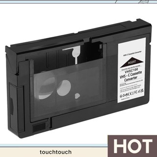 Vhs-c อะแดปเตอร์เทปคาสเซ็ต สําหรับกล้อง VHS-C SVHS JVC RCA Panasonic Motorized VHS Cassette Adapter Not For 8 มม. MiniDV Hi8 Black