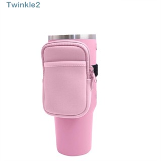 Twinkle กระเป๋าใส่ขวดน้ํา ผ้านีโอพรีน ล้างทําความสะอาดได้ พร้อมสายคล้อง ปรับได้ สําหรับเดินทางกลางแจ้ง