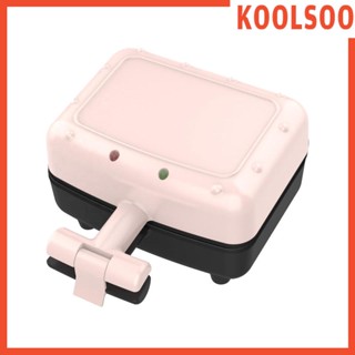 [Koolsoo] เครื่องทําแซนวิช อาหารเช้า ขนาดเล็ก 300W แบบสองด้าน ไม่เหนียวติด