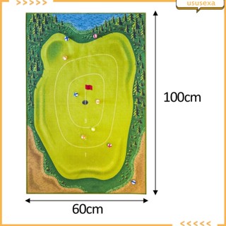 [Ususexa] เสื่อฝึกวงสวิงกอล์ฟ สําหรับเล่นกอล์ฟ ในร่ม และกลางแจ้ง