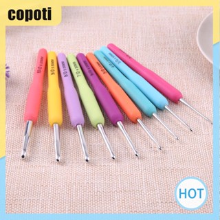 Copoti ชุดเข็มถักโครเชต์ สําหรับถักนิตติ้ง 9 ชิ้น/ชุด