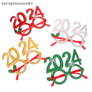 [SpringSAutumnW] 2024 กรอบแว่นตา ลายคริสต์มาสน่ารัก พร็อพถ่ายรูป สําหรับผู้ใหญ่ เด็ก ตกแต่งปาร์ตี้คริสต์มาส [TH]