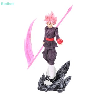 &lt;Redhot&gt; โมเดลฟิกเกอร์ PVC รูปปั้นอนิเมะ Dragon Ball Rose Goku Super Saiyan Zamasu พร้อมไฟ LED สําหรับตกแต่งห้อง