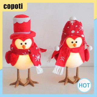 Copoti นกเรืองแสงน่ารัก งานฝีมือ สําหรับตกแต่งบ้าน ในร่ม กลางแจ้ง