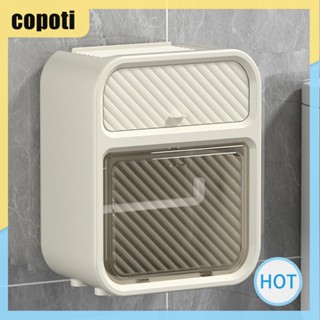 Copoti กล่องกระดาษทิชชู่ แบบลอยน้ํา อเนกประสงค์ สําหรับติดผนังห้องน้ํา บ้าน