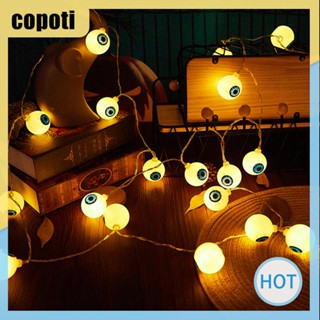 Copoti สายไฟหิ่งห้อย LED 10 ดวง พลังงานแสงอาทิตย์ 1.5 เมตร สําหรับตกแต่งปาร์ตี้ฮาโลวีน บ้าน