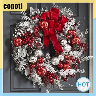 Copoti พวงมาลัยโบว์ประดิษฐ์ สําหรับตกแต่งปาร์ตี้คริสต์มาส บ้าน