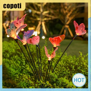 Copoti ชุดไฟ LED พลังงานแสงอาทิตย์ สําหรับตกแต่งสวน บ้าน 2 ชิ้น