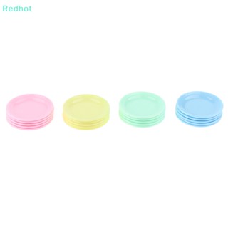 &lt;Redhot&gt; จานอาหารจําลอง ขนาดเล็ก สําหรับบ้านตุ๊กตา 5 ชิ้น