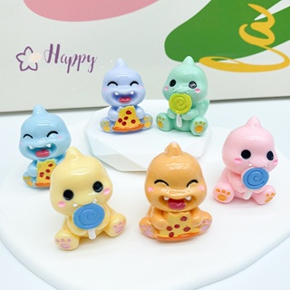 &lt;Happybay&gt; พวงกุญแจจี้เรซิ่น รูปไดโนเสาร์น่ารัก ขนาดเล็ก DIY