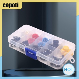 Copoti ปุ่มสวิตช์ไมโคร 25 ปุ่ม ขนาด 12*6*2 ซม. หลากสี สําหรับบ้าน DIY