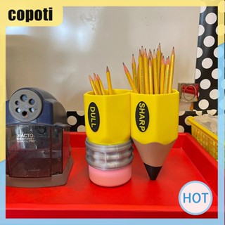 Copoti เครื่องจ่ายดินสอเรซิ่น รูปดินสอ สร้างสรรค์ สําหรับบ้าน เด็กผู้ชาย และเด็กผู้หญิง