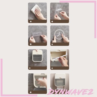 [Dynwave2] กล่องกระดาษทิชชู่ แบบติดผนัง พร้อมลิ้นชัก สําหรับห้องน้ํา ห้องครัว ห้องนั่งเล่น