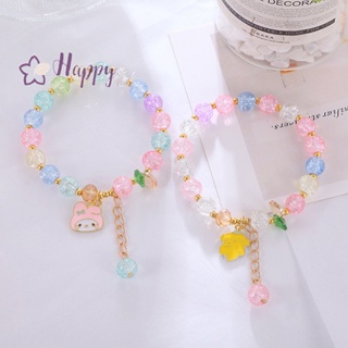 &lt;Happybay&gt; สร้อยข้อมือคริสตัลระเบิด Sanrio Series เครื่องประดับ สไตล์เกาหลี คุโรมิโด แฟนสาว ลดราคา