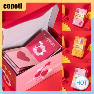 Copoti กล่องของขวัญวันเกิด แบบพับได้ สําหรับวันวาเลนไทน์ และงานแต่งงาน