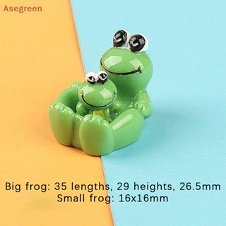 [Asegreen] ตุ๊กตาเรซิ่น รูปการ์ตูนกบน้อยน่ารัก สําหรับตกแต่งบ้าน สวนขวด DIY