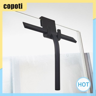 Copoti ที่ปัดน้ําฝนกระจกรถยนต์ ซิลิโคน พร้อมตะขอ สีดํา สําหรับบ้าน