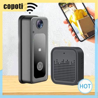 Copoti ออดประตูกล้องไร้สาย LED 1080HD สําหรับบ้าน