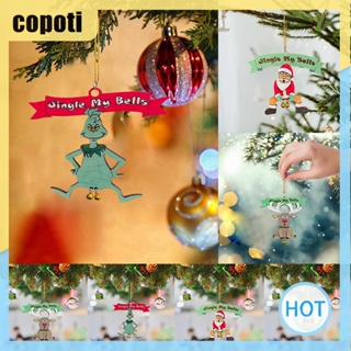 Copoti กระดิ่ง ลายต้นคริสต์มาสน่ารัก สําหรับตกแต่งบ้าน