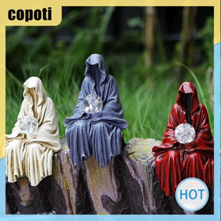 Copoti โคมไฟ รูปปั้นฮาโลวีน สําหรับตกแต่งบ้าน และสวน