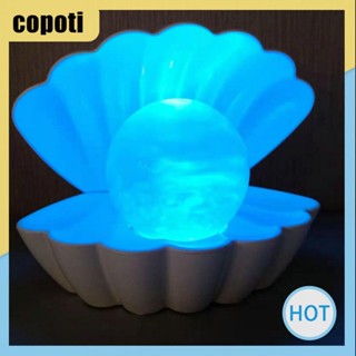 Copoti โคมไฟตั้งโต๊ะ ABS เปลี่ยนสีได้ สําหรับตกแต่งบ้าน