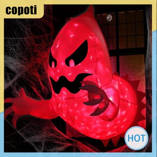 Copoti โคมไฟ LED รูปผี สีแดง น่ากลัว สําหรับตกแต่งบ้าน ฮาโลวีน สวน