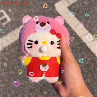 SANRIO Xuan จี้ตุ๊กตาการ์ตูนอนิเมะ Hello Kitty ผ้ากํามะหยี่ขนนิ่ม สร้างสรรค์ สําหรับห้อยกระเป๋า