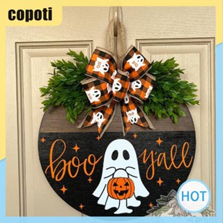 Copoti รั้วไม้แขวนตกแต่งประตู และสวนหลังบ้าน สําหรับฮาโลวีน