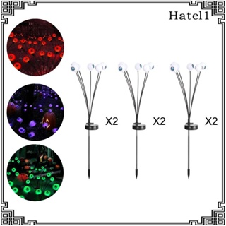 [Hatel] สายไฟหิ่งห้อย LED พลังงานแสงอาทิตย์ สําหรับตกแต่งปาร์ตี้ฮาโลวีน 2 ชิ้น