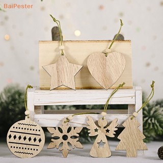 [BaiPester] จี้ลูกบอลเกล็ดหิมะ แบบกลวง สําหรับแขวนตกแต่งต้นคริสต์มาส DIY 1 กล่อง