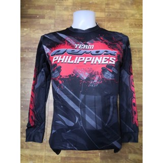 เสื้อกีฬาแขนยาว ลายทีม AEROX Philippines นําเข้า สําหรับขี่รถจักรยานยนต์