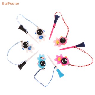 [BaiPester] ที่ตั้งลูกกอล์ฟ Led ลายการ์ตูนกลิตเตอร์ พร้อมเชือก ป้องกันการสูญหาย สําหรับเล่นกีฬากอล์ฟ 1 ชิ้น