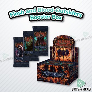 Flesh and Blood TCG - Outsiders - Booster Box การ์ดเกมเฟลชแอนด์บลัด แท้ 100% fabtcg