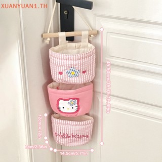 Xuan กระเป๋าเก็บของเล่นตุ๊กตาการ์ตูน Hello Kitty Kawaii น่ารัก สําหรับเด็กผู้หญิง