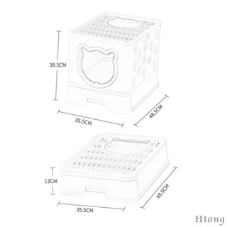 [Htong] กล่องทราย พร้อมฝาปิด สําหรับสัตว์เลี้ยง แมว กระต่าย