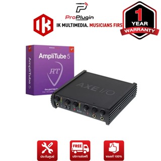 IK Multimedia AXE I/O Solo อินเตอร์เฟสคุณภาพดีสำหรับบันทึกเสียงกีตาร์ แถมฟรี AmpliTube 5 Bundle (ProPlugin)