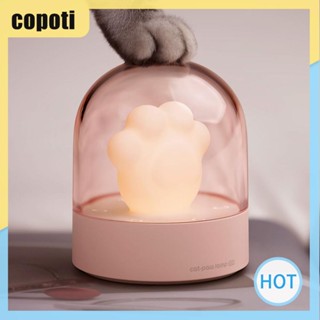 Copoti โคมไฟข้างเตียง ลายการ์ตูนกรงเล็บแมว หรี่แสงได้ 3 ระดับ สําหรับบ้าน ห้องนั่งเล่น