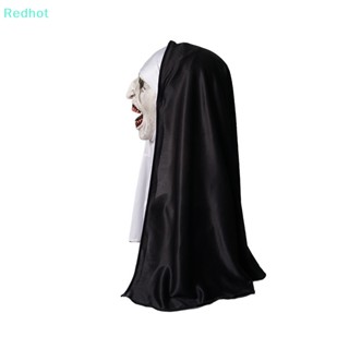 &lt;Redhot&gt; The Horror Scary Nun Latex Mask พร้อมผ้าพันคอ Valak คอสเพลย์ สําหรับปาร์ตี้ฮาโลวีน