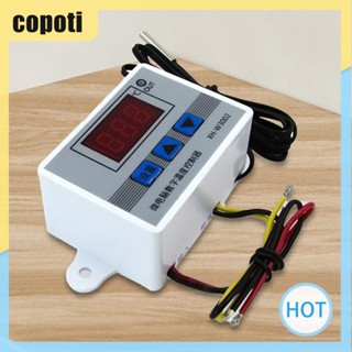 Copoti เทอร์โมสตัทดิจิทัล LED 12V 24V 110-220V เซนเซอร์อุณหภูมิ สําหรับบ้าน