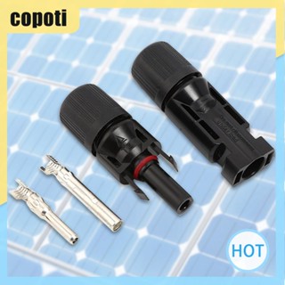 Copoti สายเคเบิลเชื่อมต่อโฟโตโวลเทค กันน้ํา IP67 ตัวผู้ และตัวเมีย สําหรับบ้าน 10 คู่