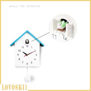 [Lovoski1] นาฬิกาแขวนผนัง ไร้เสียง สําหรับห้องเด็กเล็ก
