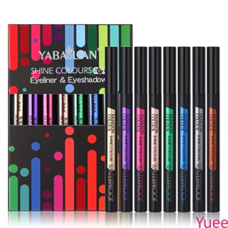 Yabaolian Set 8-color Matte Color Eyeliner Quick-drying Non-fading Eyeliner Box yuee