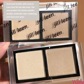 Jill Leen อายแชโดว์สองสี Pearlescent Matte Earth Color Eyeshadow Palette yuee