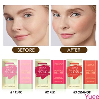 Eelhoe Blush Stick แสงธรรมชาติ Nude แต่งหน้า Brightening และซ่อมสามมิติไฮไลท์ที่ละเอียดอ่อนกันน้ำ Multi-Functional yuee