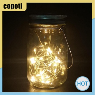 Copoti สายไฟ Led 20 ดวง พลังงานแสงอาทิตย์ รูปหิ่งห้อย สําหรับตกแต่งบ้าน คริสต์มาส DIY