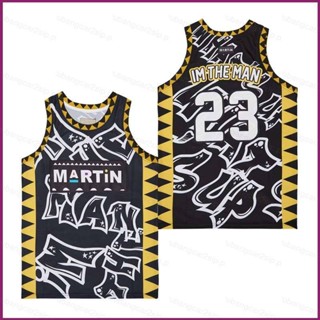 เสื้อกีฬาบาสเก็ตบอล ลายทีม YP2 Martin Whats Up Black Jersey พลัสไซซ์ สําหรับผู้ชาย และผู้หญิง PY2