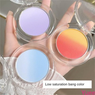 Gella&amp;#39;s 3 Color Gradient Blush Palette Cheek Blue Purple Face Depression Natural Brightening Makeup yuee